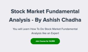Shop 1 Ashish Chadha Fundamental Analysis Course-Premium