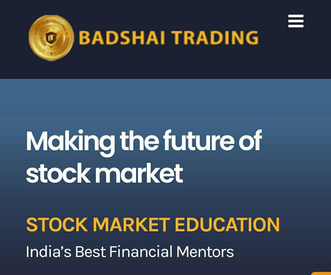 Badshai Trading Premium Course-Premium 1 Badshai Trading Premium Course-Premium