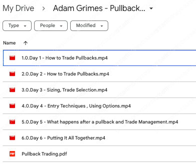 Adam Grimes Pullback Masterclass Course 2 Adam Grimes Pullback Masterclass Course - Image 2