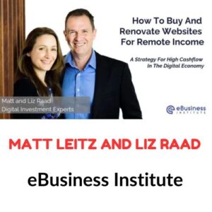 Matt Leitz and Liz Raad – eBusiness Institute