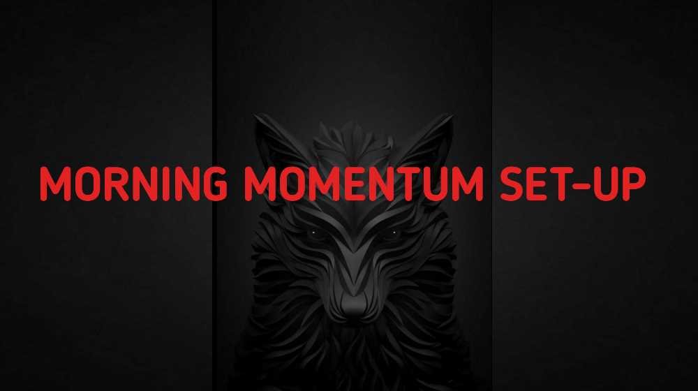 MORNING MOMENTUM SET-UP By Hunting Trader 1 MORNING MOMENTUM SET-UP By Hunting Trader