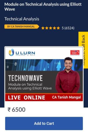 TECHNICAL ANALYSIS USING ELLIOTT WAVE (HINDI) BY CA TANISH MANGAL