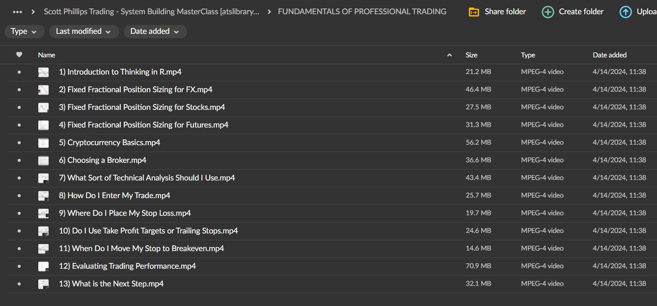 Scott Phillips Trading – System Building MasterClass 2 Scott Phillips Trading – System Building MasterClass - Image 2