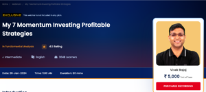 7 Momentum Investing Profitable Strategies Premium Course