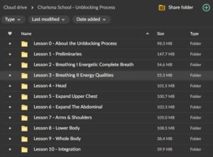 Charisma School – The Unblocking Process