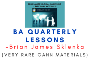 Brian James Sklenka – BA Quarterly Lessons