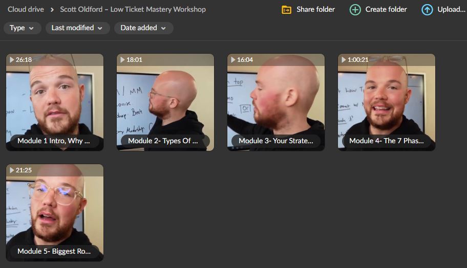 Scott Oldford – Low Ticket Mastery Workshop 1 Scott Oldford – Low Ticket Mastery Workshop