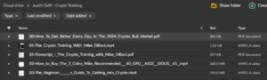 Justin Goff – Crypto Training