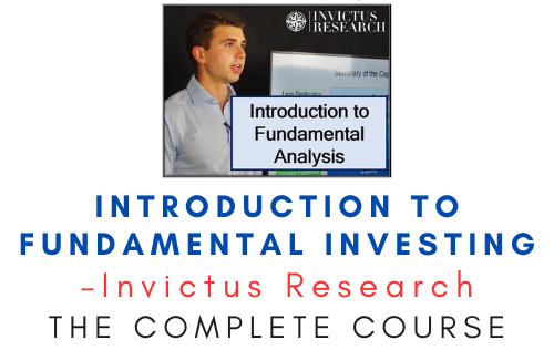 Invictus Research – Introduction to Fundamental Investing 1 Invictus Research – Introduction to Fundamental Investing