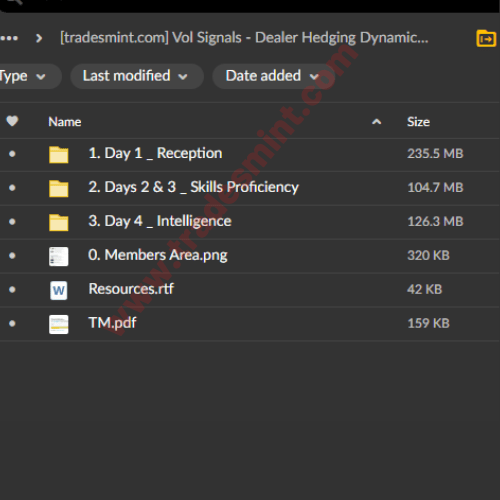 Vol Signals - Dealer Hedging Dynamics Bootcamp 2 Vol Signals - Dealer Hedging Dynamics Bootcamp - Image 2
