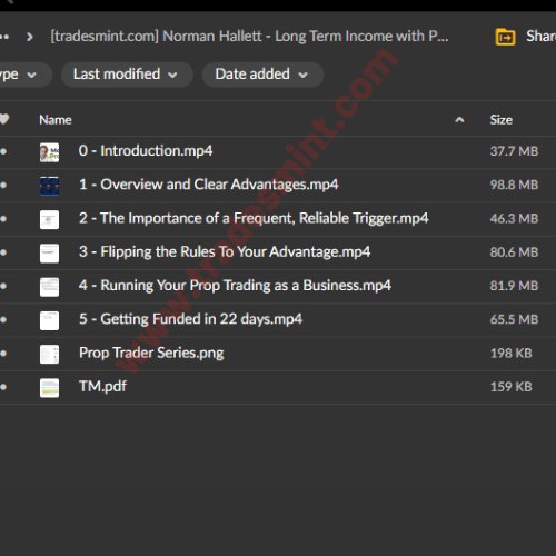 Norman Hallett - Long Term Income with Prop Trading 2 Norman Hallett - Long Term Income with Prop Trading - Image 2