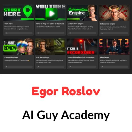 Egor Roslov – AI Guy Academy 1 Egor Roslov – AI Guy Academy