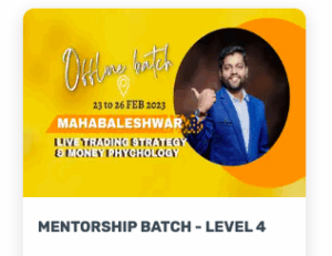 Swarajya Trading Institute MENTORSHIP BATCH - LEVEL 4 ( Marathi )