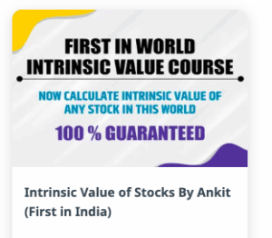 Ankit Stocks Intrinsic Value Market Mestroo - Intrinsic Value of Stocks By Ankit