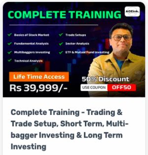 Aceink Complete Training - Trading & Trade Setup, Short Term, Multi-bagger Investing & Long Term Investing