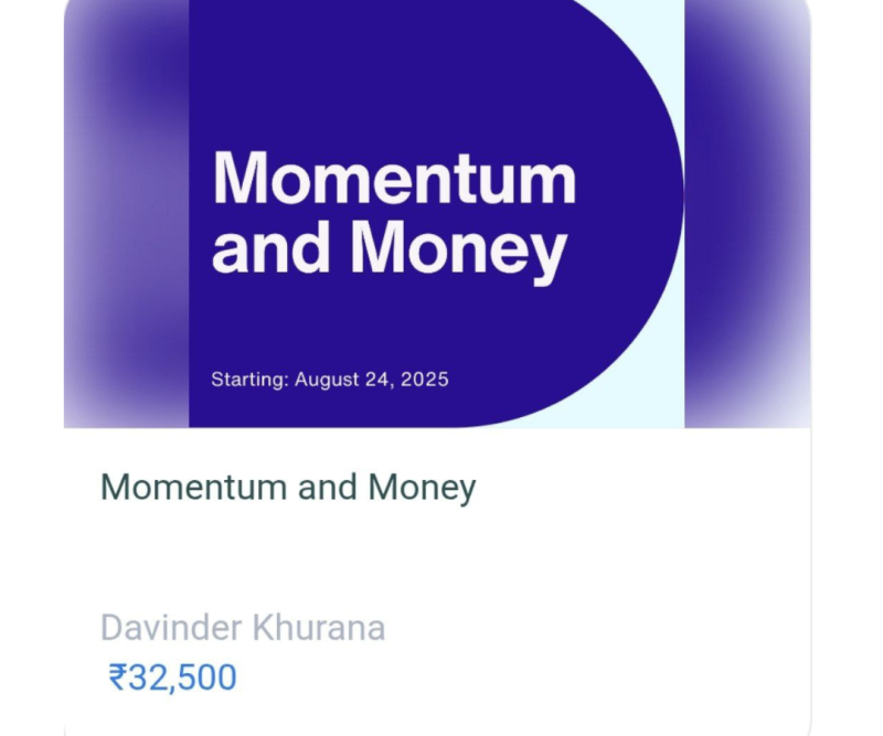 Stocomotive – Momentum and Money by Davinder Khurana 2025 1 Stocomotive – Momentum and Money by Davinder Khurana 2025